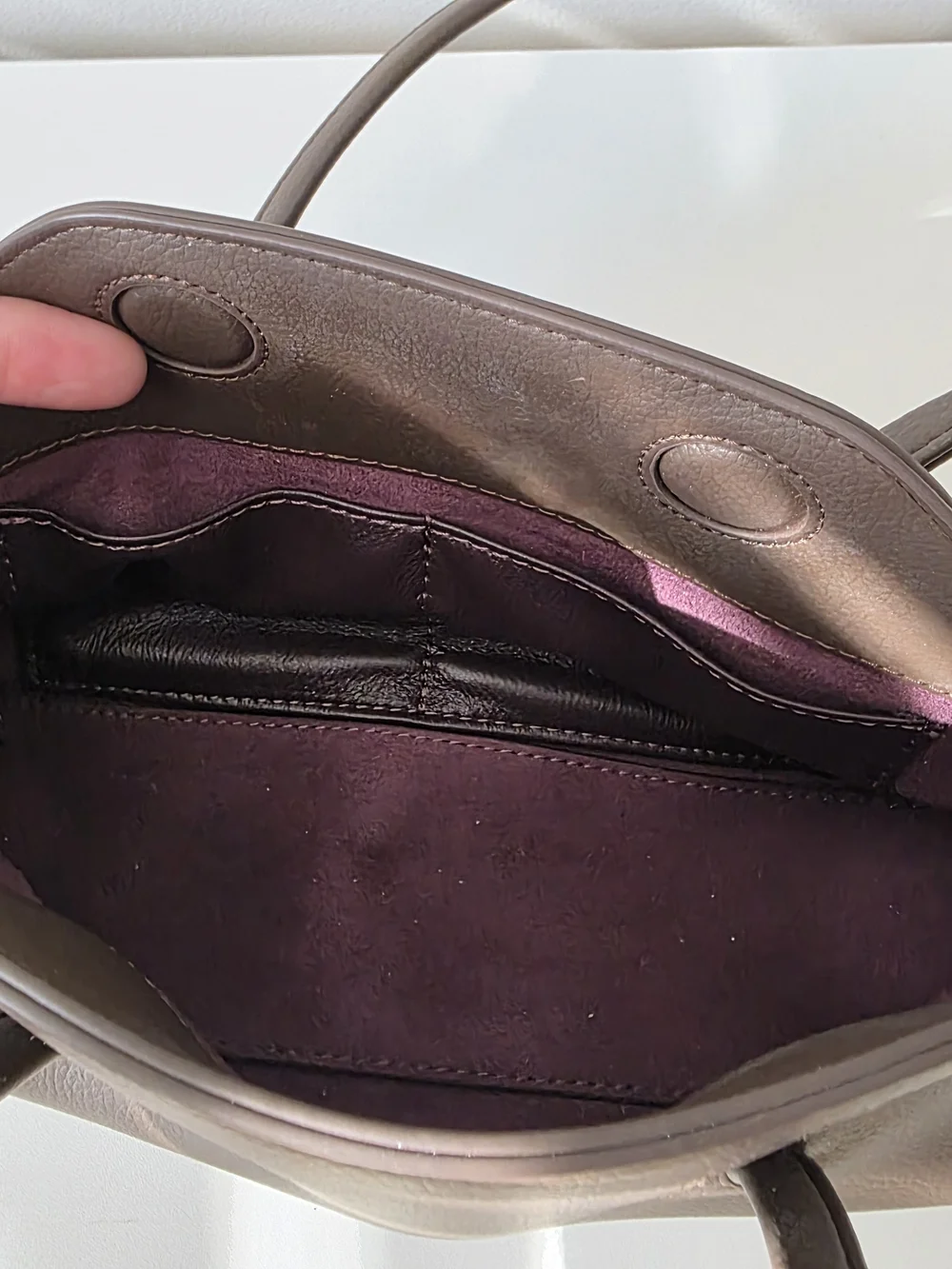 Freda Salvador Brown Leather Shoulder Bag